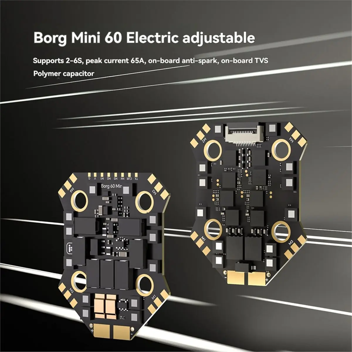 TopEsA72Z Borg Mini F7 Stack F - огляд і ціна Fpv Flight Controller F7 Stack 60A