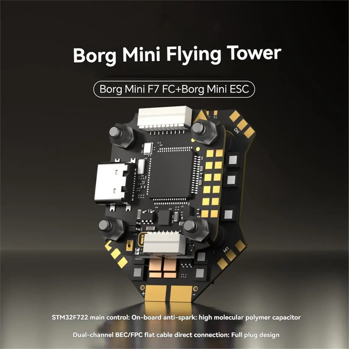 TopEsA72Z Borg Mini F7 Stack F - огляд і ціна Fpv Flight Controller F7 Stack 60A