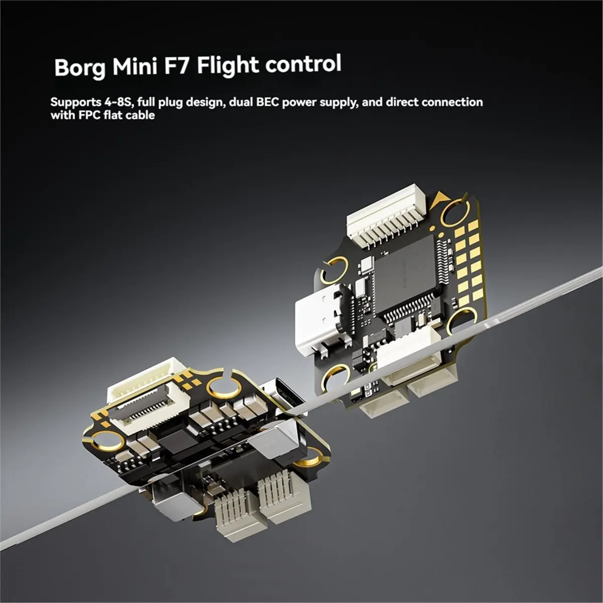 TopEsA72Z Borg Mini F7 Stack F - огляд і ціна Fpv Flight Controller F7 Stack 60A