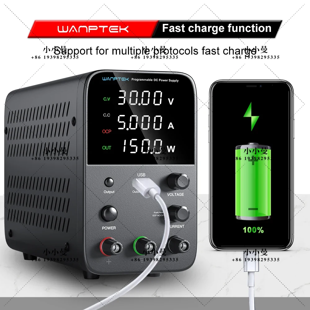 Wanptek Programmable DC Power  - огляд і ціна Programmable Dc Power Supply 30V 10A