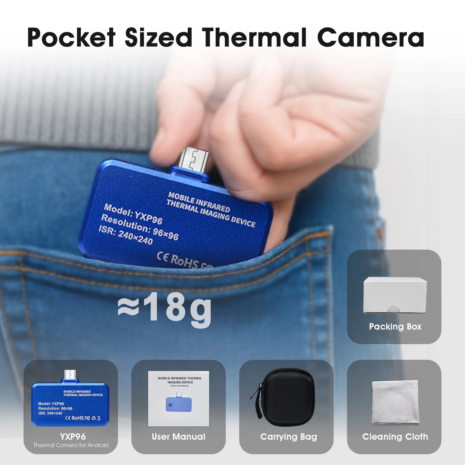 Phone Thermal Imager Infrared  - огляд і ціна Thermal Imaging Camera Pcb Repair