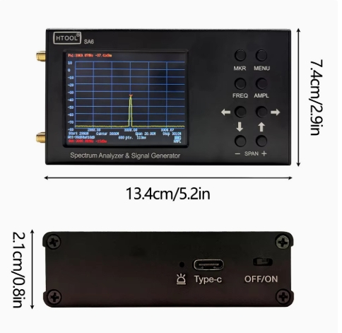 Handheld Spectrum Analyzer 35M - огляд і ціна Signal Generator Spectrum Analyzer