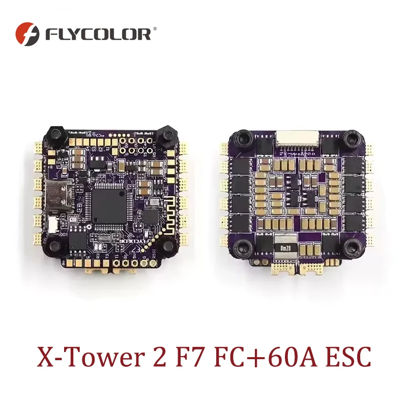 AvaCoreFlycolor X-TOWER 2 F7 6 - огляд і ціна Fpv Flight Controller F7 Stack 60A